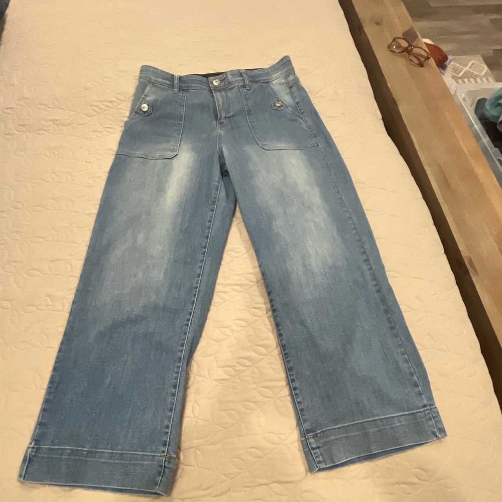 Curve Appeal Classic Blue Wide-Leg Women’s Jeans